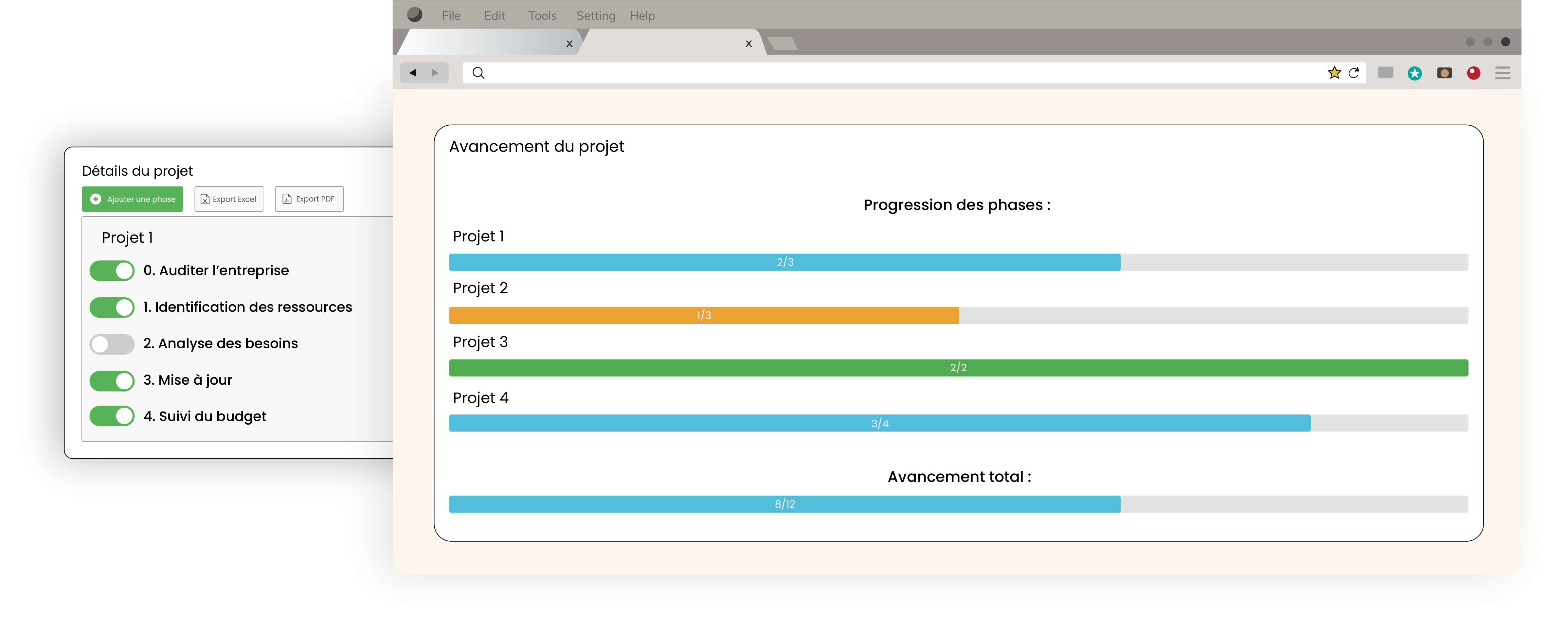 cybele-graphisme-MAJ logiciel projet gestion
