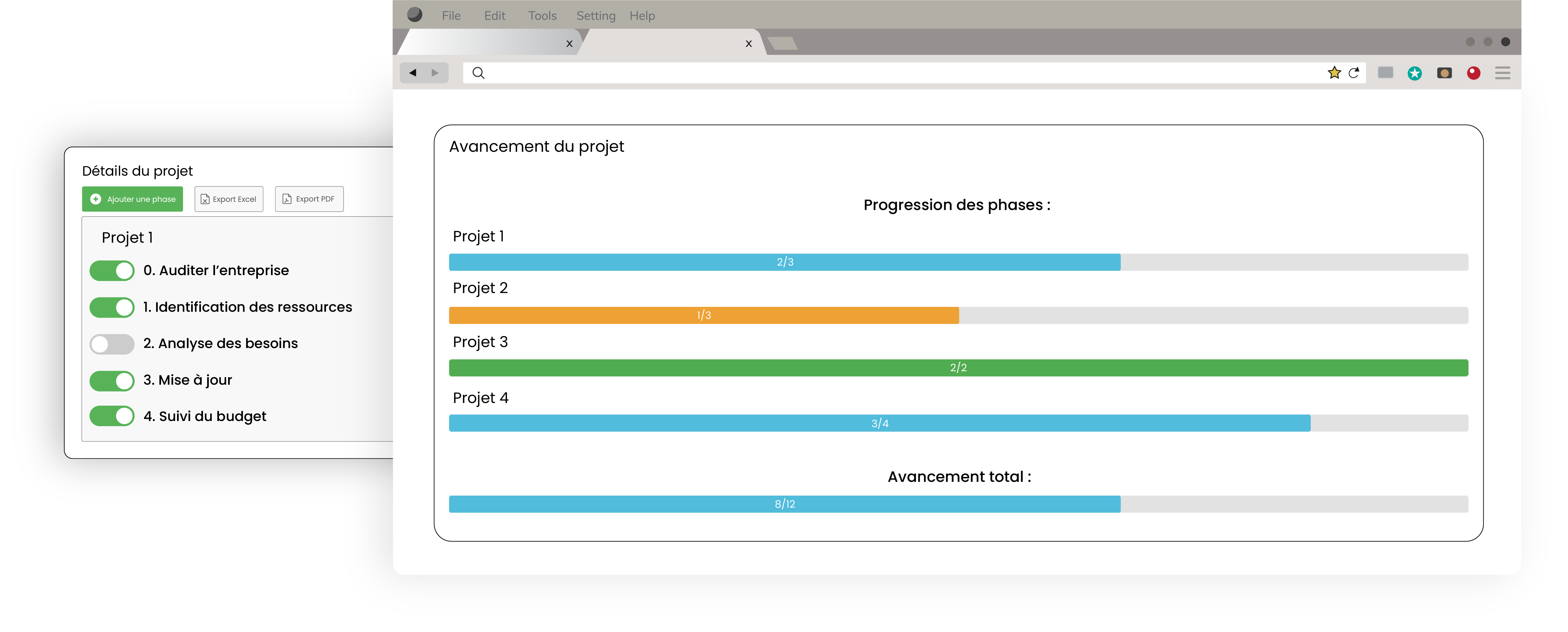 logiciel projet gestion