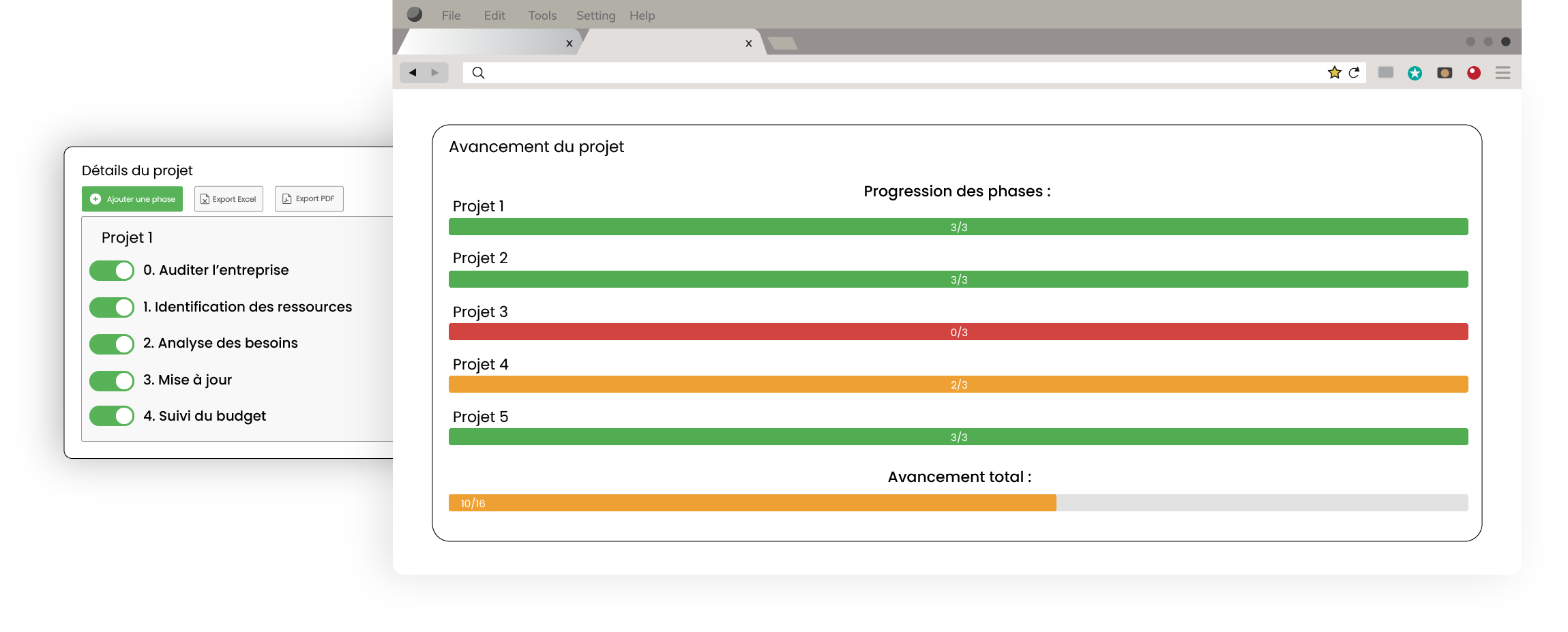 logiciel projet gestion